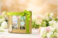 ZESTAW HERBAT WIELKANOCNYCH 2x50g z Pałeczkami Cukrowymi Idealny Na Święta!